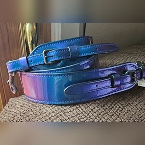 Coach Hologram Patent Leather Shoulder Crossbody Novelty Strap